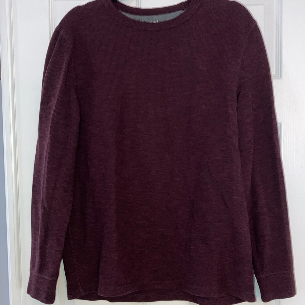 Men’s Burgundy Long Sleeve Sweater NWOT
